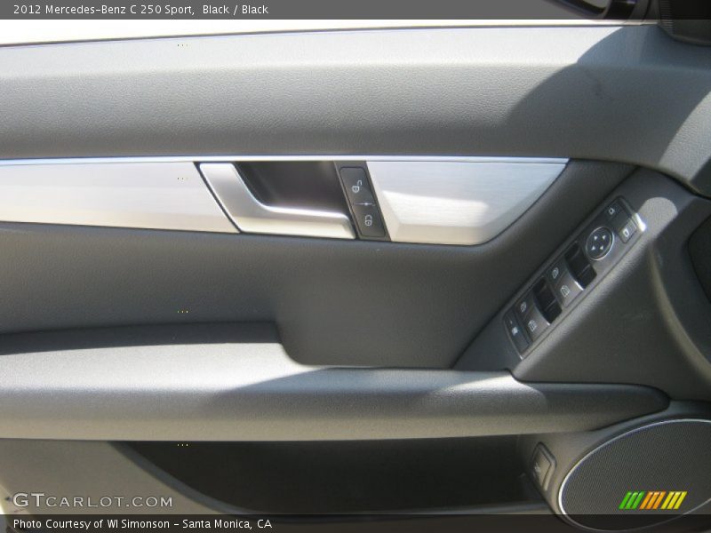 Black / Black 2012 Mercedes-Benz C 250 Sport