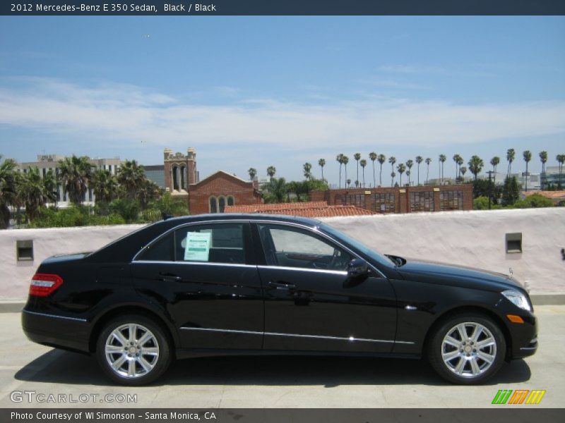 Black / Black 2012 Mercedes-Benz E 350 Sedan