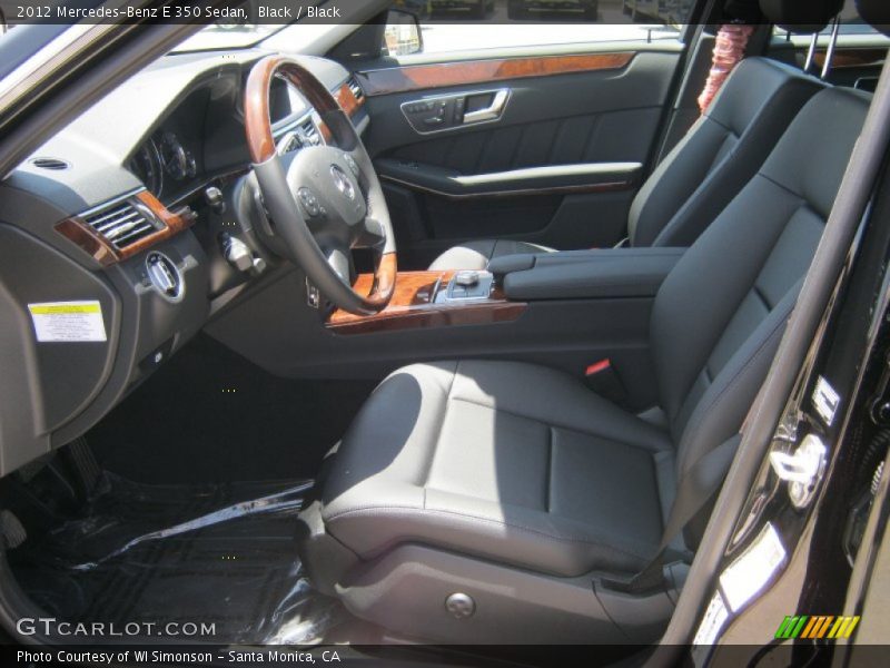 Black / Black 2012 Mercedes-Benz E 350 Sedan