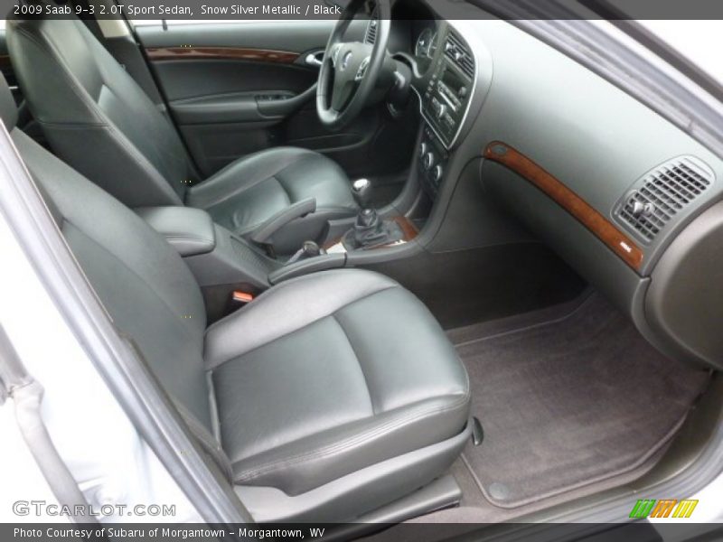  2009 9-3 2.0T Sport Sedan Black Interior