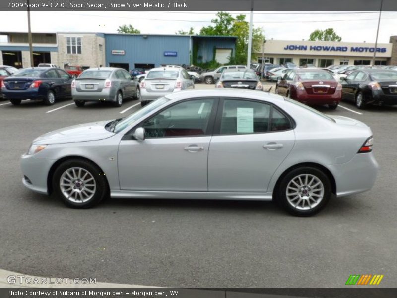 2009 9-3 2.0T Sport Sedan Snow Silver Metallic