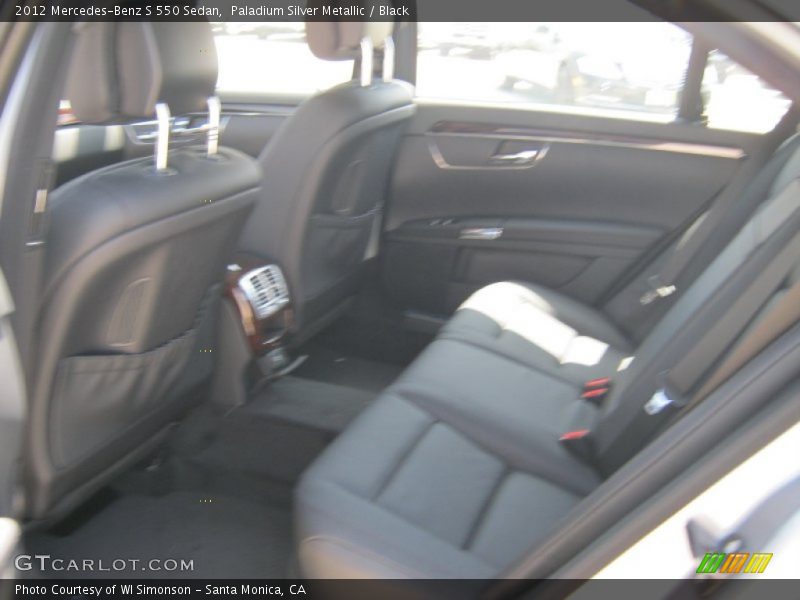 Paladium Silver Metallic / Black 2012 Mercedes-Benz S 550 Sedan