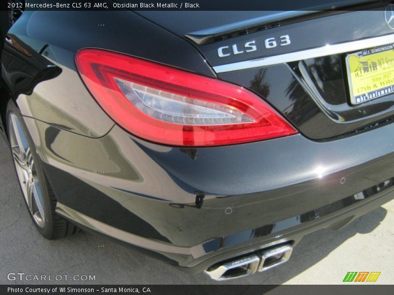 Obsidian Black Metallic / Black 2012 Mercedes-Benz CLS 63 AMG