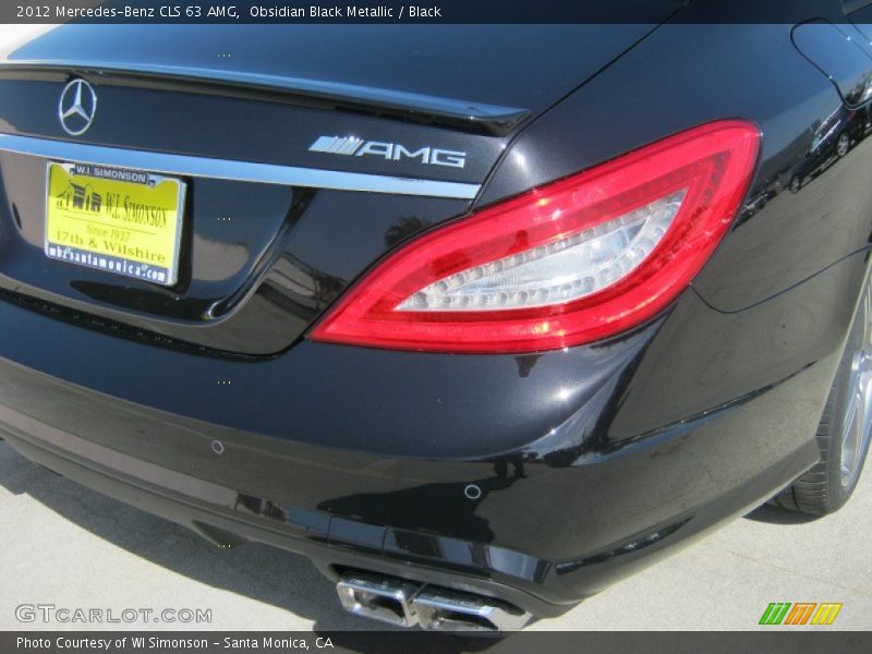 Obsidian Black Metallic / Black 2012 Mercedes-Benz CLS 63 AMG