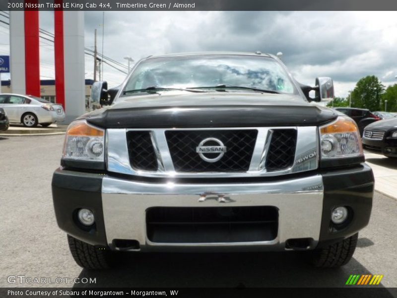 Timberline Green / Almond 2008 Nissan Titan LE King Cab 4x4