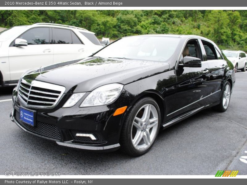 Black / Almond Beige 2010 Mercedes-Benz E 350 4Matic Sedan