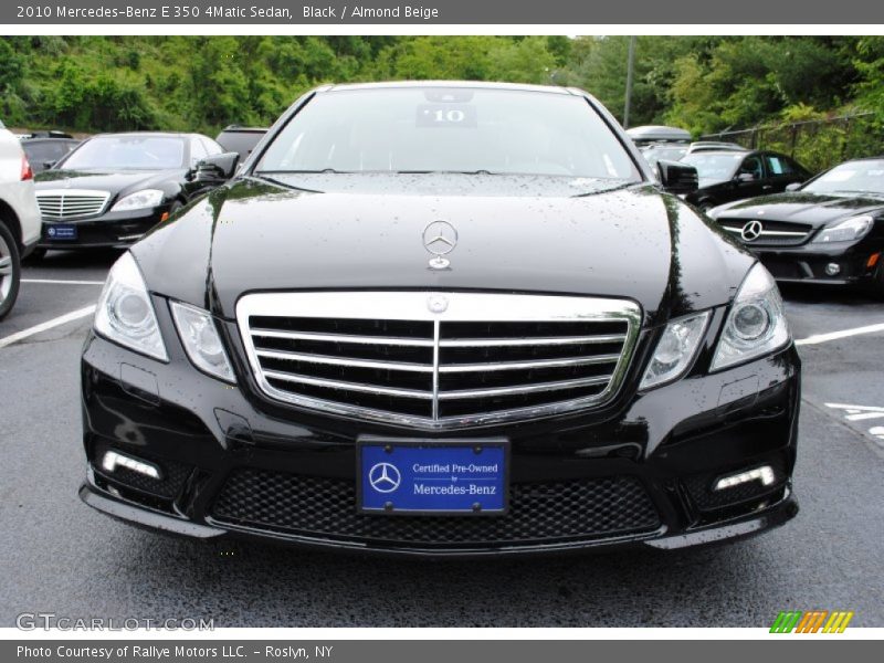 Black / Almond Beige 2010 Mercedes-Benz E 350 4Matic Sedan