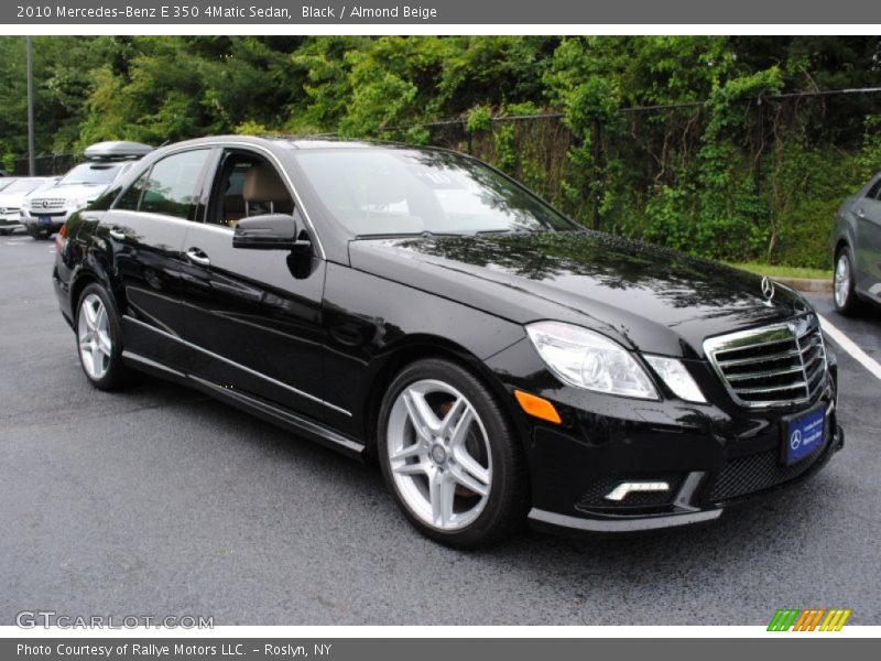 Black / Almond Beige 2010 Mercedes-Benz E 350 4Matic Sedan