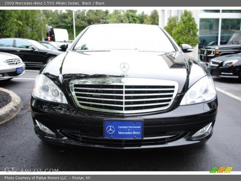 Black / Black 2009 Mercedes-Benz S 550 4Matic Sedan