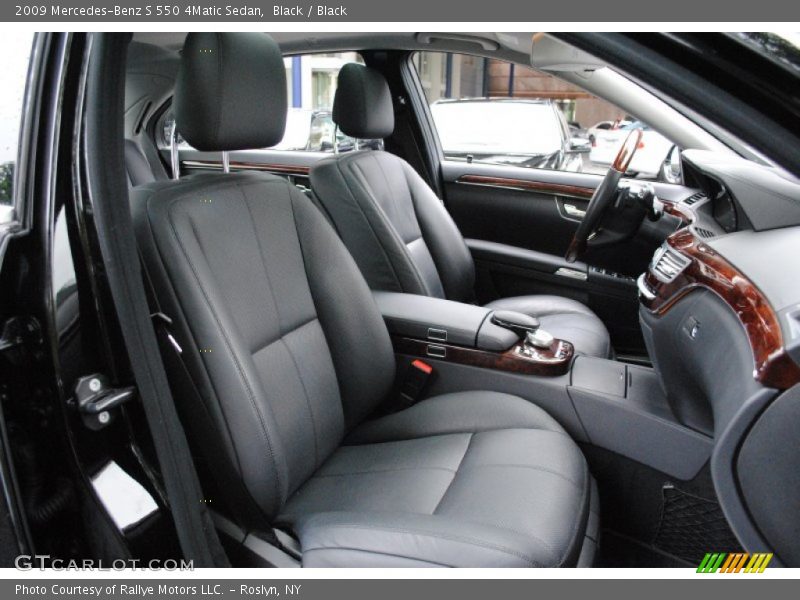 Black / Black 2009 Mercedes-Benz S 550 4Matic Sedan