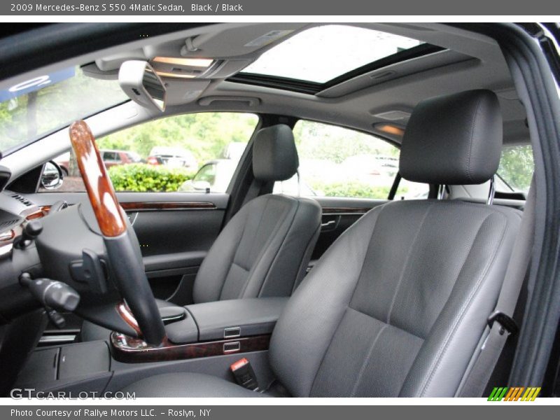 Black / Black 2009 Mercedes-Benz S 550 4Matic Sedan