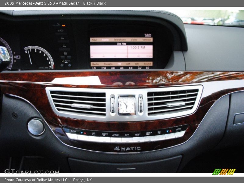 Black / Black 2009 Mercedes-Benz S 550 4Matic Sedan