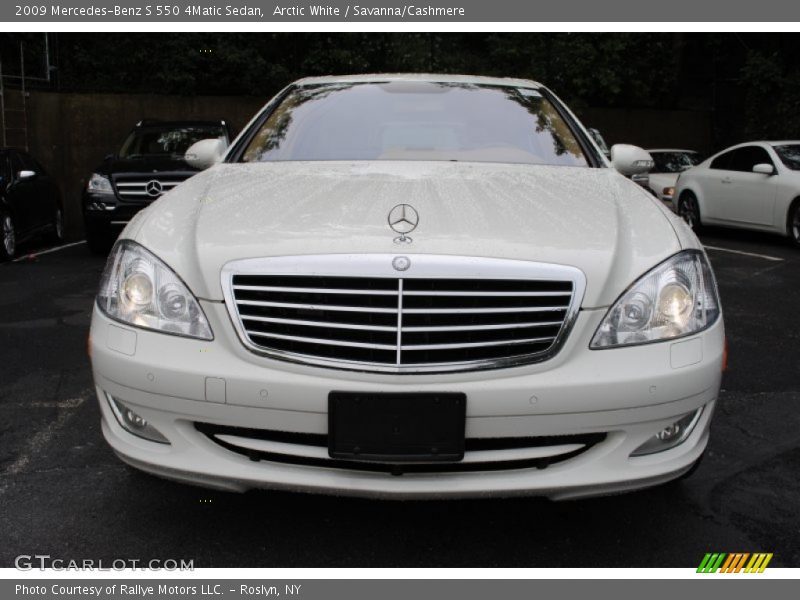 Arctic White / Savanna/Cashmere 2009 Mercedes-Benz S 550 4Matic Sedan