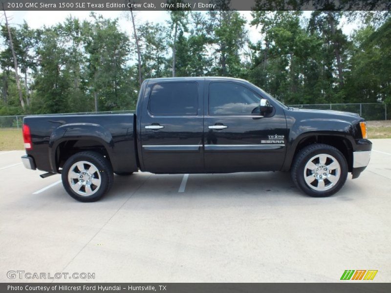 Onyx Black / Ebony 2010 GMC Sierra 1500 SLE Texas Edition Crew Cab