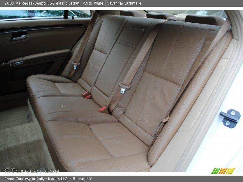 Arctic White / Savanna/Cashmere 2009 Mercedes-Benz S 550 4Matic Sedan