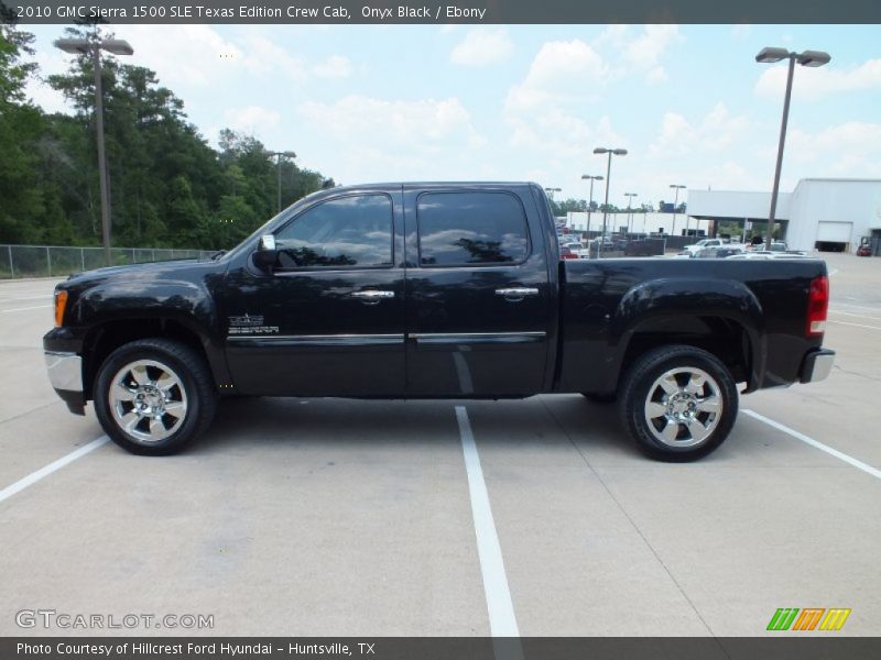 Onyx Black / Ebony 2010 GMC Sierra 1500 SLE Texas Edition Crew Cab