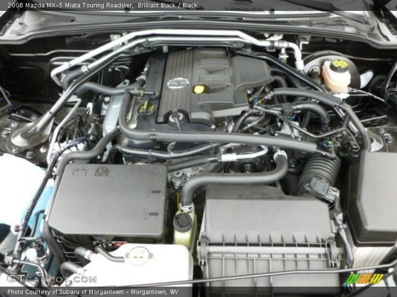 Brilliant Black / Black 2008 Mazda MX-5 Miata Touring Roadster