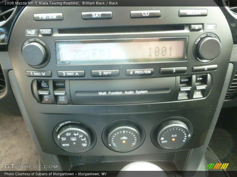 Brilliant Black / Black 2008 Mazda MX-5 Miata Touring Roadster