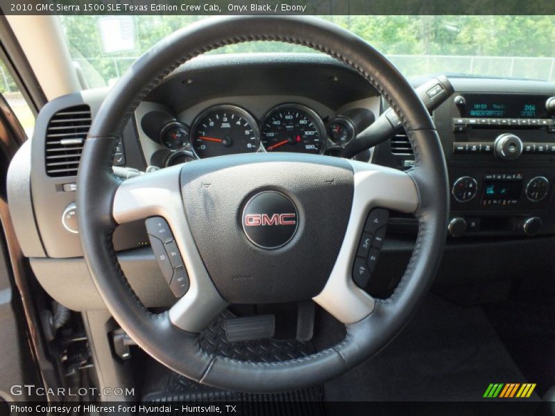 Onyx Black / Ebony 2010 GMC Sierra 1500 SLE Texas Edition Crew Cab