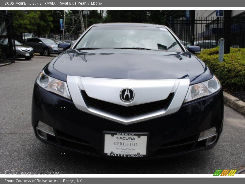 Royal Blue Pearl / Ebony 2009 Acura TL 3.7 SH-AWD
