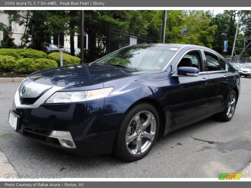 Royal Blue Pearl / Ebony 2009 Acura TL 3.7 SH-AWD