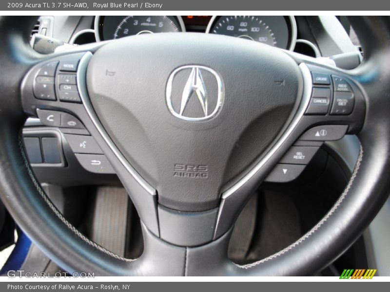 Royal Blue Pearl / Ebony 2009 Acura TL 3.7 SH-AWD