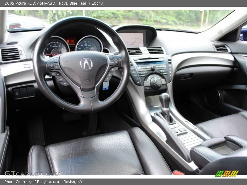 Royal Blue Pearl / Ebony 2009 Acura TL 3.7 SH-AWD