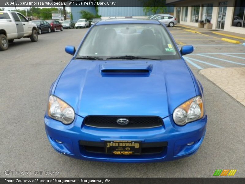 WR Blue Pearl / Dark Gray 2004 Subaru Impreza WRX Sedan