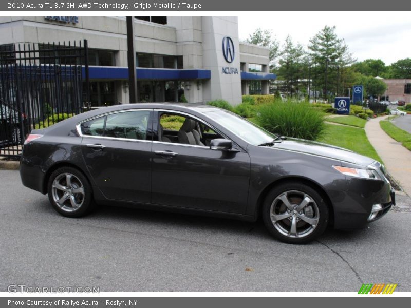 Grigio Metallic / Taupe 2010 Acura TL 3.7 SH-AWD Technology