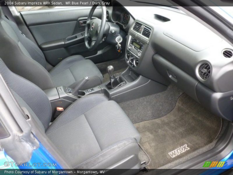  2004 Impreza WRX Sedan Dark Gray Interior