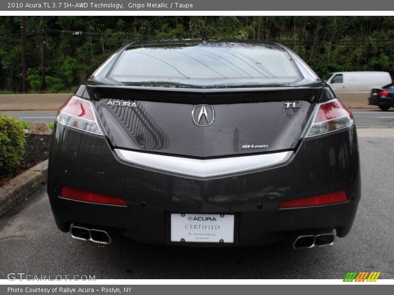 Grigio Metallic / Taupe 2010 Acura TL 3.7 SH-AWD Technology