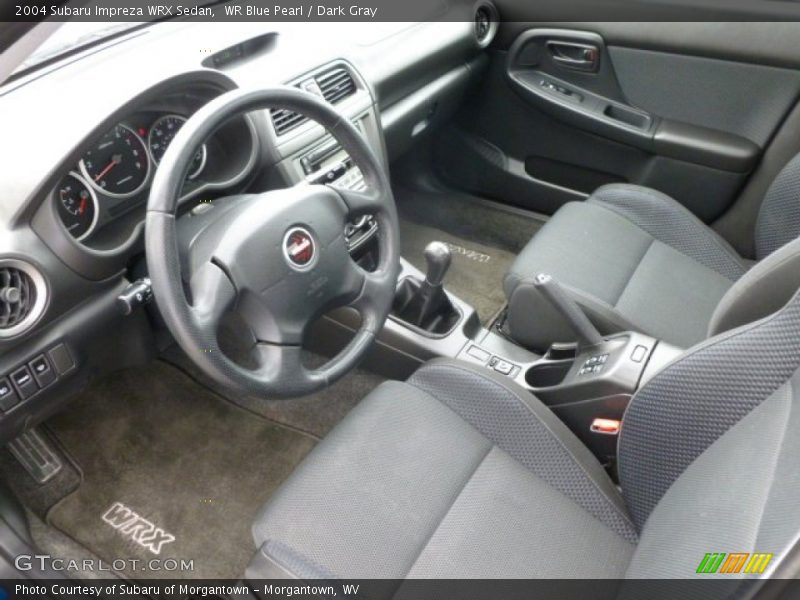  2004 Impreza WRX Sedan Dark Gray Interior