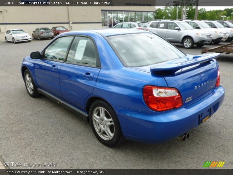 WR Blue Pearl / Dark Gray 2004 Subaru Impreza WRX Sedan