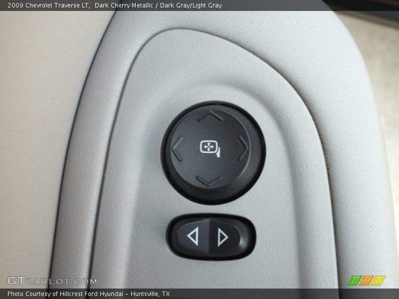 Dark Cherry Metallic / Dark Gray/Light Gray 2009 Chevrolet Traverse LT