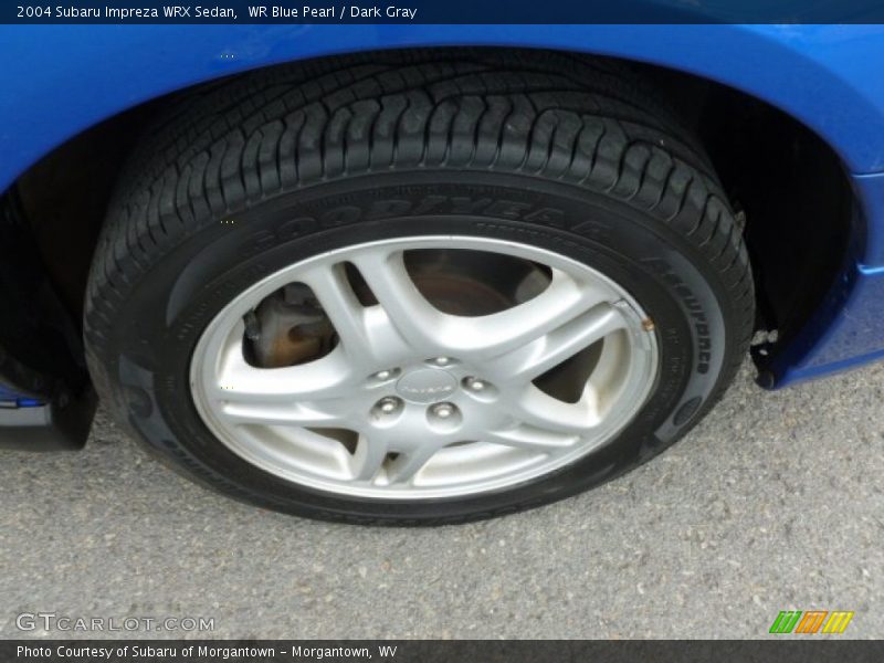 WR Blue Pearl / Dark Gray 2004 Subaru Impreza WRX Sedan