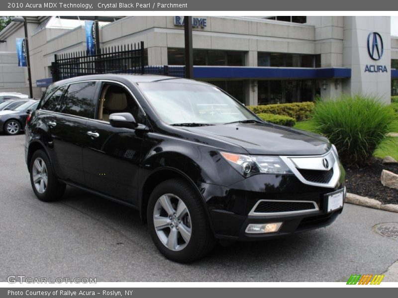 Crystal Black Pearl / Parchment 2010 Acura MDX Technology