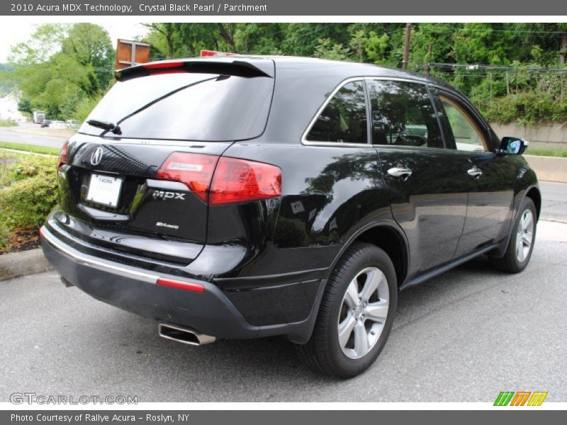 Crystal Black Pearl / Parchment 2010 Acura MDX Technology