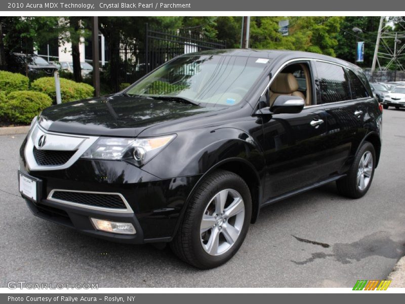 Crystal Black Pearl / Parchment 2010 Acura MDX Technology