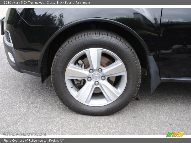 Crystal Black Pearl / Parchment 2010 Acura MDX Technology