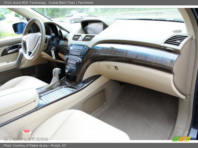 Crystal Black Pearl / Parchment 2010 Acura MDX Technology