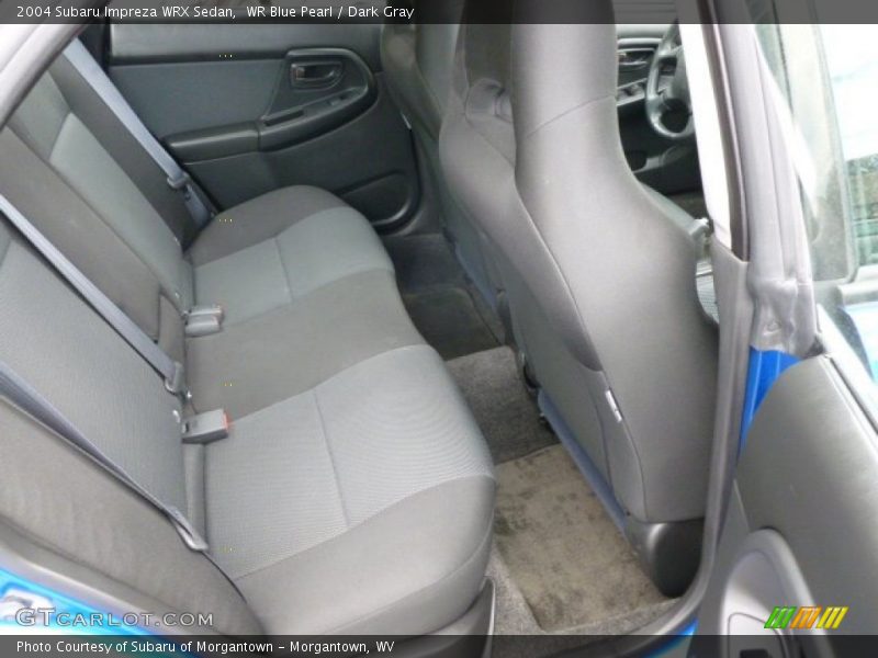 WR Blue Pearl / Dark Gray 2004 Subaru Impreza WRX Sedan