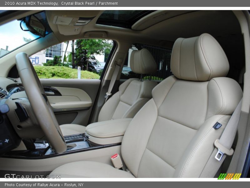Crystal Black Pearl / Parchment 2010 Acura MDX Technology
