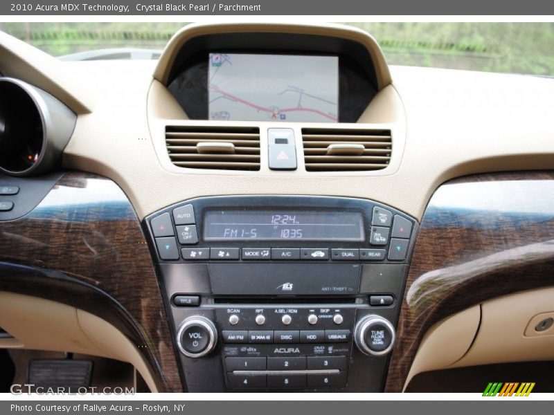 Crystal Black Pearl / Parchment 2010 Acura MDX Technology