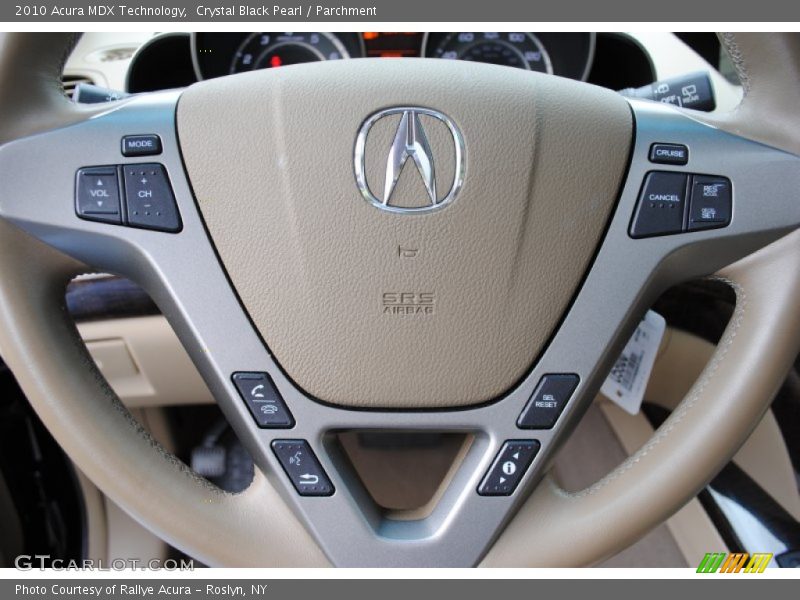 Crystal Black Pearl / Parchment 2010 Acura MDX Technology