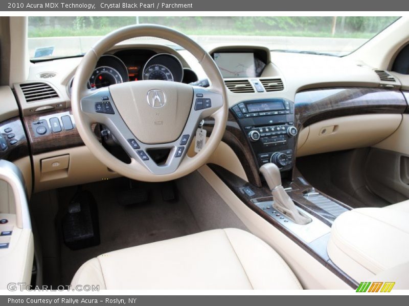 Crystal Black Pearl / Parchment 2010 Acura MDX Technology