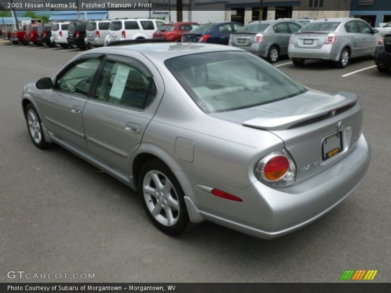 Polished Titanium / Frost 2003 Nissan Maxima SE