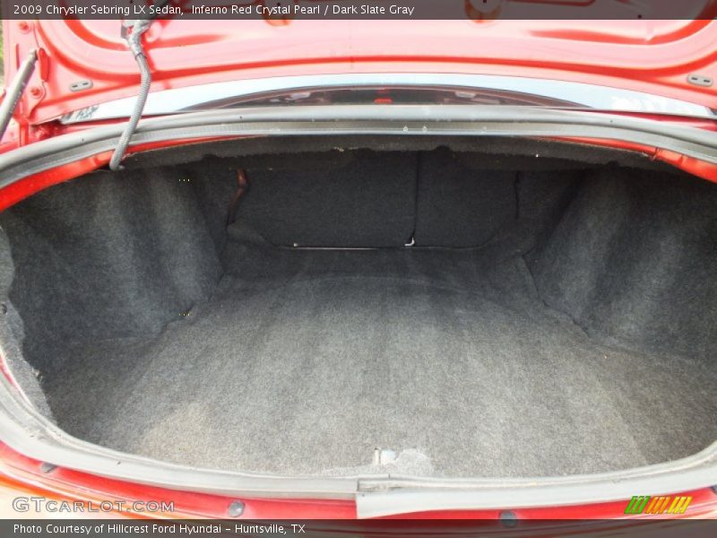 Inferno Red Crystal Pearl / Dark Slate Gray 2009 Chrysler Sebring LX Sedan