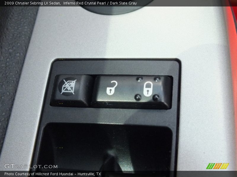 Inferno Red Crystal Pearl / Dark Slate Gray 2009 Chrysler Sebring LX Sedan