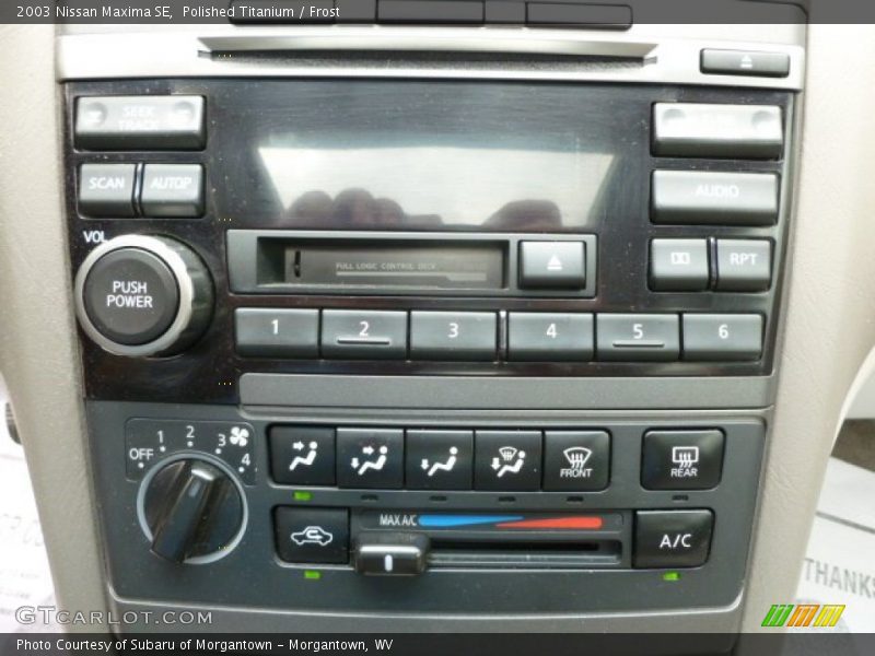 Polished Titanium / Frost 2003 Nissan Maxima SE