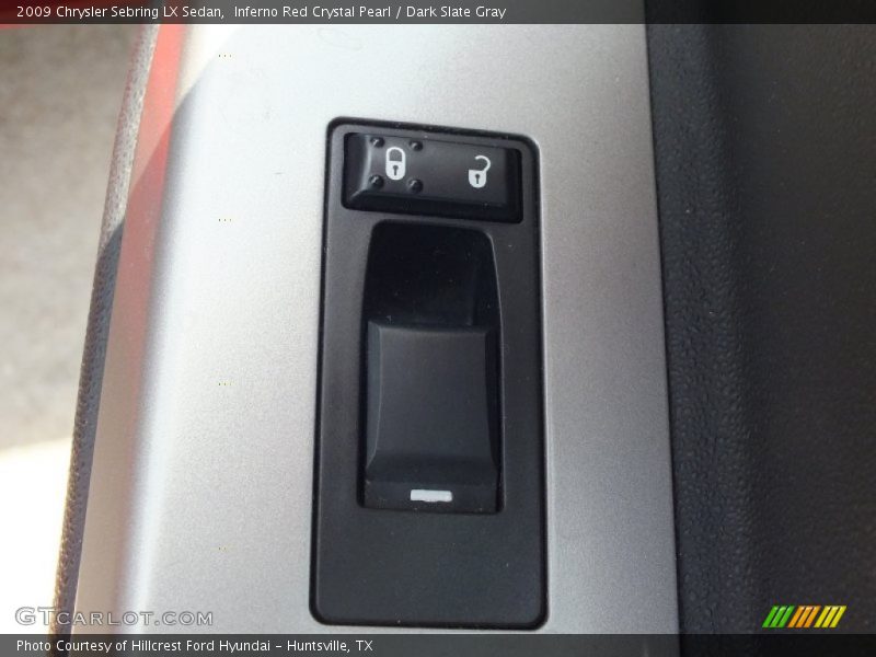Inferno Red Crystal Pearl / Dark Slate Gray 2009 Chrysler Sebring LX Sedan